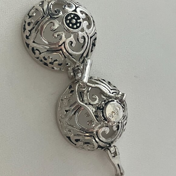 Vintage 925 Sterling Silver Locket - Picture 5 of 11